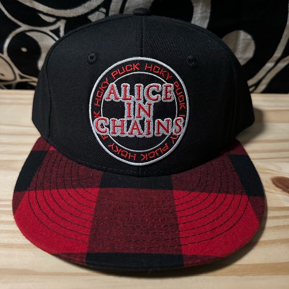Alice In Chains Grunge Rock Snap Back Hat